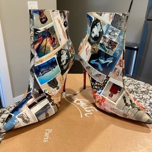 SO KATE BOOTY 100 PATENT COLLAGE BRAND NEW